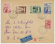 BULGARIEN 1955 Tag Der Frau Kpl. M. Zusatzfrankatur Auf Frühe Nachkriegsflugpost - Airmail