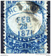 USA - Revenue - 1871 - Scott R117  (°) Backdated Cancellation ! (damaged, Thin Spot) - Fiscaux