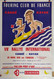 Delcampe - Affiche Originale - Rallye International Canoë Kayak Touring Club De France 1970 Ardèche Vallon Pont D'Arc à Sauze Sport - Affiches