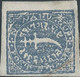 INDIA - INDIAN - INDIEN,1877 Princely Feodal States Nawanagar -Nowanuggur, Used Not Canceled, Genuine ! - Nowanuggur