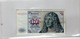 Billet 10 Mark 1960 Ex Allemagne De L'ouest RFA (lot 4) - Sonstige & Ohne Zuordnung