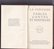 La Fontaine Fables Et Contes Et Nouvelles NRF Bibliothèque De La Pléiade N°10 20 Juillet  1939 RARE TOP TEN - La Pléiade