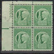 1943 - FOUR FREEDOMS AND 1952 - NATO - PLATE NUMBER - 3 X BLOCK OF 4 (MNH) .......... WNV - Neufs