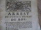 Arrest Conseil D'état Du Roi 14/10/1727 Requête Des Bénéficier Et Autres Ecclésiastiques Du Languedoc .... - Gesetze & Erlasse