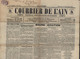 Timbre Pour Journaux YT Blanc 108 X2 CAD Reyssouze Journal Courrier De L'Ain 1911 Parle Meeting Aviation Tarif Misogynie - Journaux