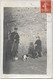 27 LOUVIERS Cachet Postal CARTE PHOTO CHASSEUR AVEC 2 LIEVRES CONVOYEUR BUEIL LOUVIERS - Autres & Non Classés