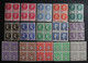 FRANCE 1941 - 15 Blocs De 4 Timbres Des Années 40-------- NEUFS** - Collections