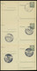 GANZSACHEN P 36 BRIEF, 1961, 8 Pf. Heuss Mit Postfachnummer Statt Postschließfachnummer, 5 Leer Gestempelte Karten Mit V - Otros & Sin Clasificación