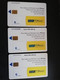 BARBADOS  SERIE 3X  CHIPCARDS $10,-+$20,-+ $40- SMART PHONE  CHIPCARD  Fine Used Card  ** 4981 ** - Barbados