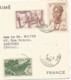 Publicité Plasmarine  (Biomarine) Sur Carte Illustrée Adressée Du Sénégal à Un Médecin D'Asnières (Seine) , 1953 - Lettres & Documents