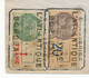 FRANCE - Fiscaux Type Daussy 10c Et 2 Francs PERFORES BAB Sur Traite Brasseries L'Atlantique - Bordeaux 1931 - Other & Unclassified