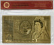 F0962 - GROSSBRITANNIEN - "Gold"-Banknote 50 GBP, 24 Karat, Rechts Leichter Bug - DEKORATIV - 50 Pounds