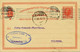 DÄNEMARK 1909/13 10 Ö König Frederik, Fünf Kab.-GA-Postkrt. N. Bayern/Schweiz - Covers & Documents