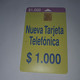 Chile-(cl-tlf-01)-nueva Tarjeta-(68)-($1.000)-(G02584859)-(6/1999)-(look Out Side)-used Card+1card Prepiad Free - Cile