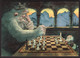 Elf - Gnome - Brownie Playing Chess With A Troll  - Kjell E. Midthun - Other & Unclassified