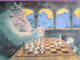 Elf - Gnome - Brownie Playing Chess With A Troll  - Kjell E. Midthun - Other & Unclassified