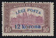 1920-HUNGARY-LEGI POSTA-12 KORONA-MINT** - Ungebraucht