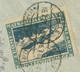 FINLAND 1921 Cover W CDS "KUUSANKOSKI" CINDERELLA STAMPED In GERMANY RRR!!! - Covers & Documents