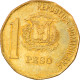 Monnaie, Dominican Republic, Peso, 2000, TB+, Laiton, KM:80.2 - Dominikanische Rep.