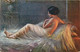 SALON DE PARIS  (édition LAPINA  )  APRES LA SIESTE Femme - Musei