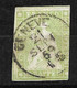 Suisse     N° 30b  Vert Clair Oblitéré   Genève  21 /09/1859     B/ TB     Voir Scans        - Used Stamps