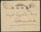 EGYPT - British Protectorate - 1917 Rare Uncommon Stampless O.H.H.S Cover - 1915-1921 Protectorat Britannique