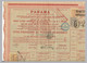 Titre Au Porteur CANAL De PANAMA - 10c Quittance X2 Et Semi Officiel Canal X2 - Cachets De Paris 1888 - Altri & Non Classificati
