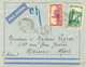 ELFENBEINKÜSTE 194? Pra.-Lupo-Brief M. K2 "ABIDJAN - CÔTE D'IVOIRE", Zensur-K1 - Storia Postale