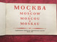 MOSCOU-MOCKBA-MOSCOW-MOSKAU⭐U.R.S.S. 1956-Tourisme-Transport Avion Réseau Aérien -Aviation-Voyages-Dépliant Touristique - Pubblicità