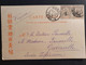 Indochine. Carte Postale From Hanoi To Goderville France. Affranchissement Groupe Surchargé 5 En Paire. 22-1-1904 - Altri & Non Classificati