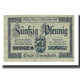Billet, Allemagne, Darmstadt Stadt, 50 Pfennig, Batiment 1, 1919, 1919-02-01 - Autres & Non Classés