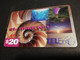 St MAARTEN $20,- ST MAARTEN TEL EM  SHELL/ THICK CARD  Beach Itelsa  **5026** - Antilles (Netherlands)