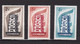 3 Timbres Europa  CEPT  Luxembourg   Année   1956  : Timbres Neufs ** - 1956