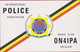 QSL Card Amateur Radio CLUB Funkkarte Politie International POLICE Association Belgium 1995 Polizei - Amateurfunk