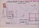 259791 / Bulgaria 1940 - 20 Leva (1938)  Revenue Fiscaux , Water Supply Plan For A Building In Sofia , Bulgarie - Autres Plans