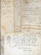 1841 1858 1868 BRESIS - FAMILLE LOBIER - LOT DE 3 DOCUMENTS DONT JUGEMENT AVEC CHAUZAL, QUITTANCE ET RECU - Documents Historiques