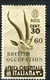 BRITISH OCCUPATION AOI 1941 N. 4/I C. 60 Su 30 SOVRASTAMPA NERA MH Cat € 1100 Firma A. Diena - Neufs