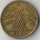 Pièce De Monnaie  5 Reichspfennig 1925 D - 5 Rentenpfennig & 5 Reichspfennig