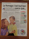 2 Publicité Pages Magazine Fromage La Vache Qui Rit (échange De Lot Possible) - Advertising