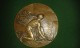 1928, Arthur Dupon, Inhuldiging Kruisschanssluis Door Koning Albert En Koningin Elisabeth, 272 Gram (med303) - Monete Allungate (penny Souvenirs)