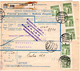 Tschechoslowakei 1954, 28 Marken Auf Paketkarte V. LETOVICE N. Finnland - Briefe U. Dokumente