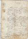 1809 1834 PONTEILS 1836 VILLENEUVE LES AVIGNON - FAMILLE LOBIER - MARIAGE QUITTANCE POUR BALDIT, QUITTANCE PAR DAILHAUD - Documents Historiques