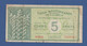 GREECE - Cassa Mediterranea Di Credito - P.M1 – 5 DRACME 1941 - SERIE 0003 - CIRCOLATA - Occupazione Italiana Egeo