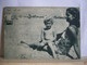 Pesaro - Fano - Spiaggia - Al Sole - Bambino Con La Mamma - Animata - Cartolina D'epoca- Originale - 2 Scans. - Pesaro