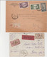 MAROC  2 LETTRES POUR PARIS - Lettres & Documents