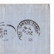 Delcampe - Lettre 1872 Marseille Bouches Du Rhône Paquet Roma Italia Timbres Cérès 40 Centimes Rome Italie - 1870 Siege Of Paris