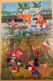 GOOFY OP JACHT - DISNEY PARADE ( Mickey Minnie Mouse Pluto) 2 X JIGSAW Puzzle In 1 Doos - Puzzles