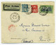 Lettre AIR ORIENT  De SAIGON CENTRAL Pour PARIS / 1931 / Marque De Controle Affranchissement AVION  / Cochinchine - Lettres & Documents