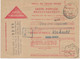 1948 / Carte Remboursement Redevance Radio Strasbourg / Rare Crbt En Franchise / Cachet Hexagonal Keskatel 67 - Lettres & Documents