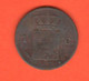 Olanda 1 Centesimo One Cent  1827 B Netherland  Rare Coin Bronze - 1815-1840: Willem I.